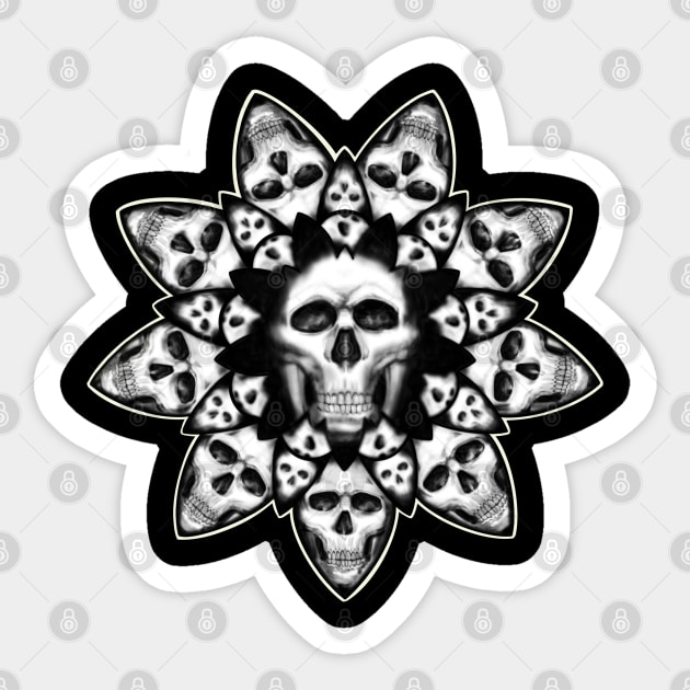 Flower Of Death 2 Sticker by justalanproductions